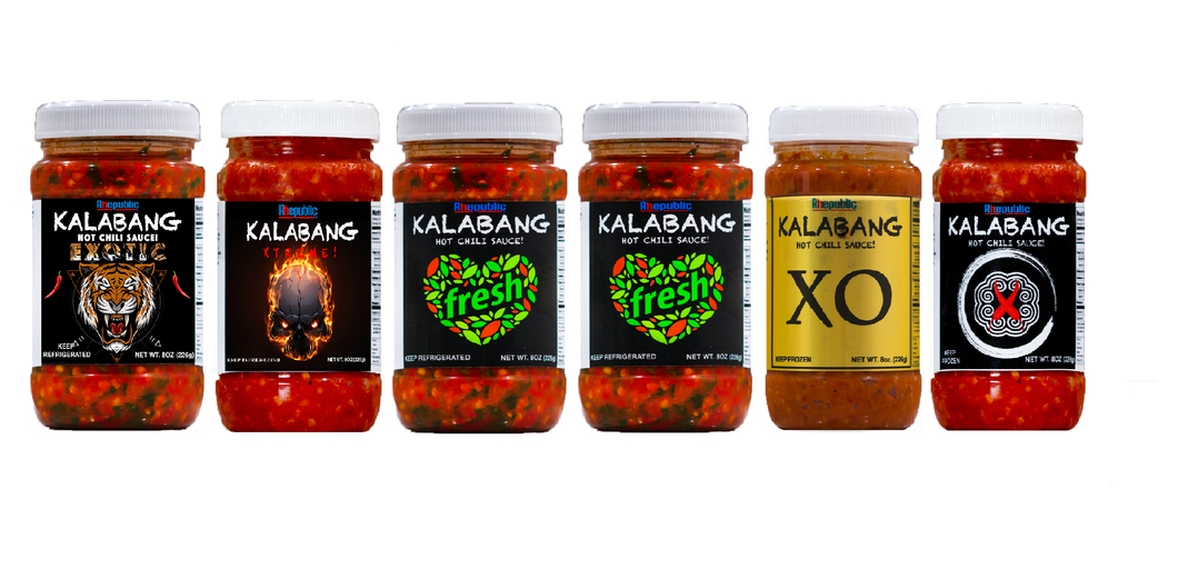 KALABANG VARIETY PACK (6 Pack, 8oz each) SHIPPING INCLUDED